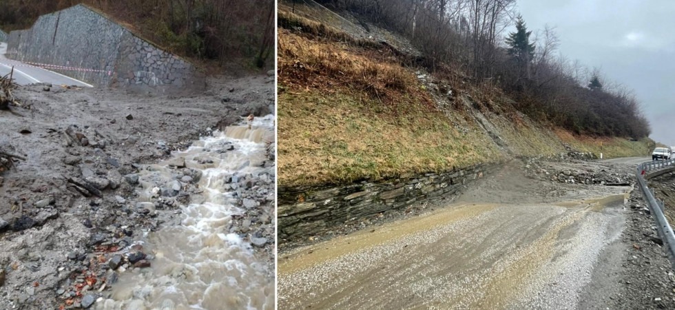 Frane, smottamenti e allagamenti, la situazione in Trentino: molte strade restano inagibili